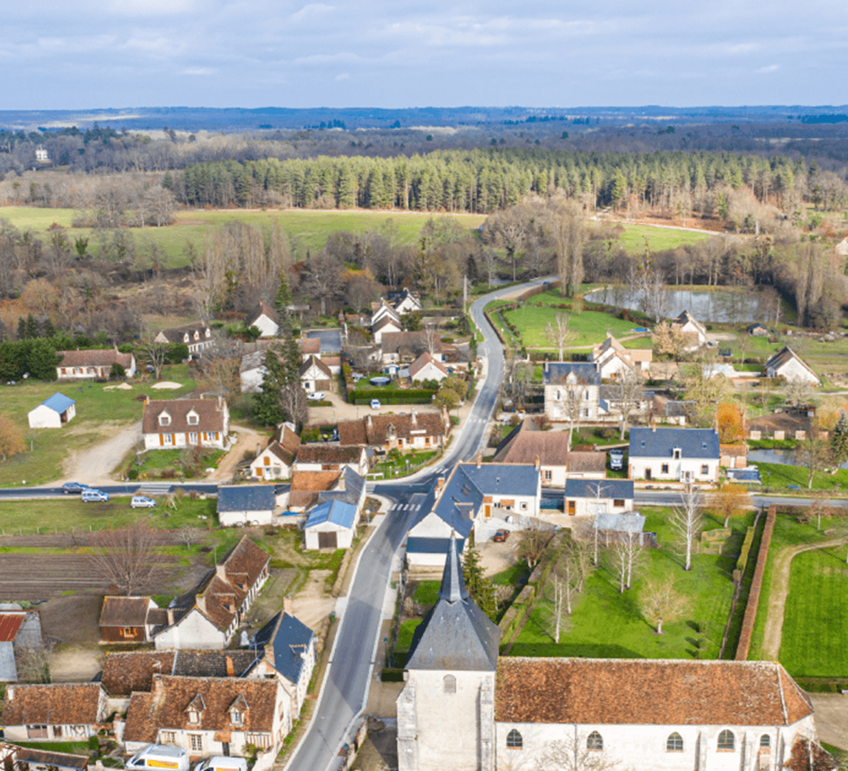 sologne view from sky